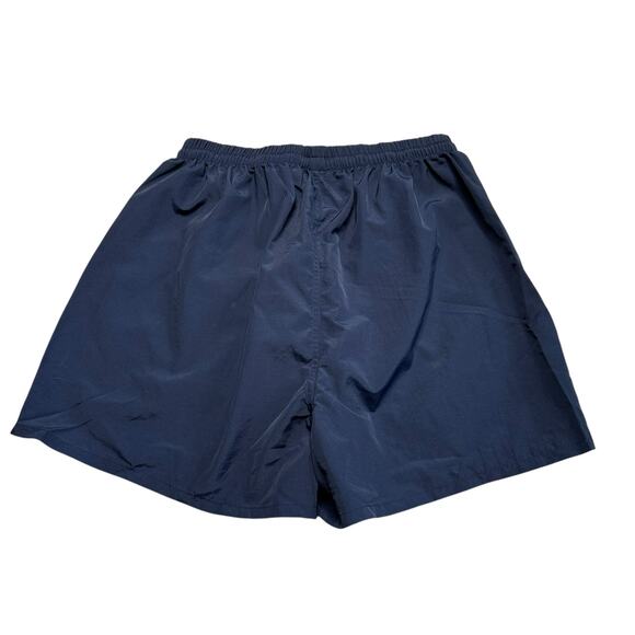 TORY BURCH SPORT Navy Blue Relaxed Performance Nylon Shorts Women's Small NWT - Picture 9 of 9